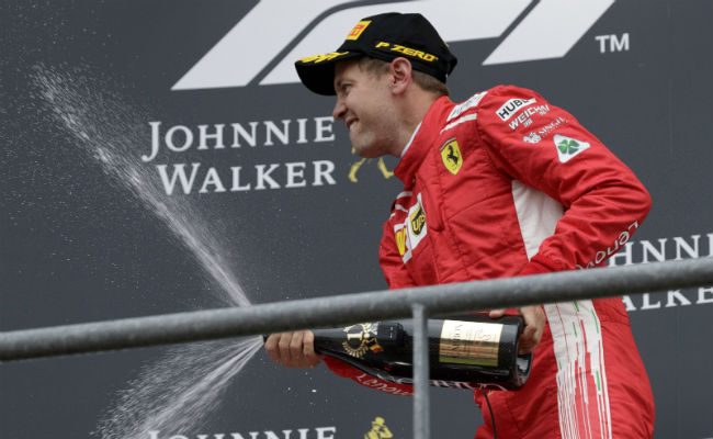 Sebastian Vettel (Ferrari). Foto:AP
