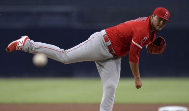 El lanzador panameño Jaime Barría.