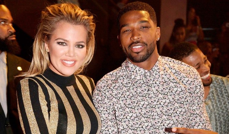 Khloé Kardasian y Tristan Thompson. 