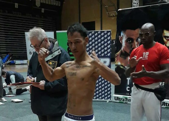 Luis "El Nica" Concepción sin problemas de peso. Foto Cortesía