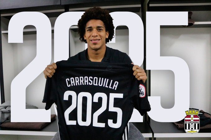 Adalberto "Coco" Carrasquilla estaba en calidad de cedido al Cartagena de España por el club panameño Tauro F.C. 