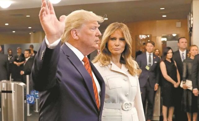 Melania Trump vive en sus propias estancias dentro de la Casa Blanca. Foto: EFE.