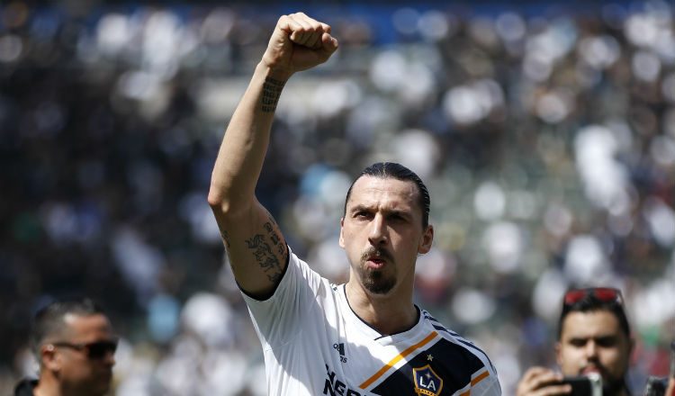 Zlatan Ibrahimovic pasó las últimas temporadas en la MLS. Foto AP