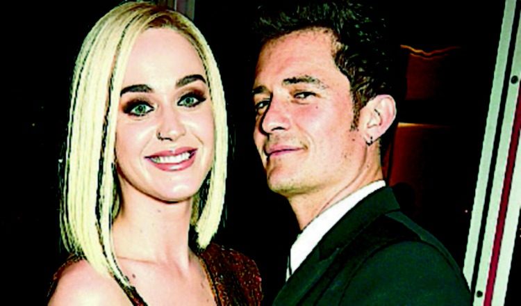 Katy Perry y Orlando Bloom.