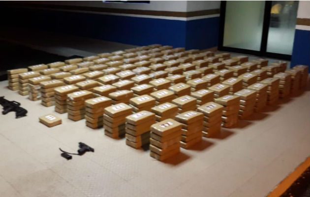 La droga fue hallada en una embarcación.