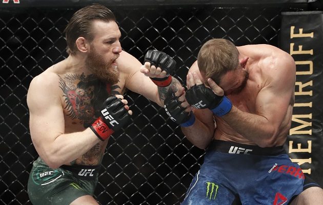 McGregor salió de tres años de inactividad.