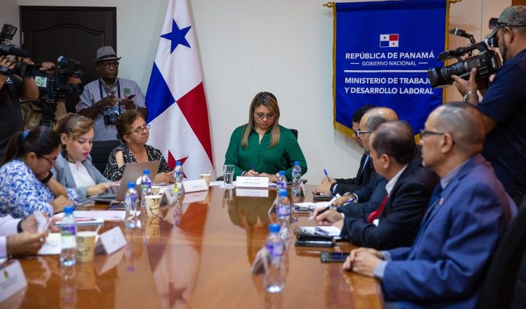 Miembros del Conato se reunieron con la ministra de Trabajo. Foto de Cortesía