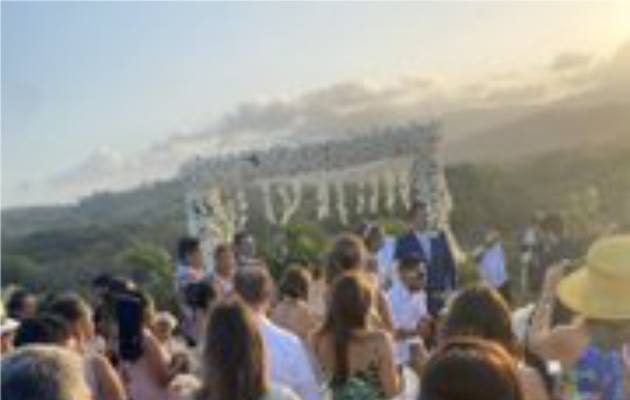 La boda de Yanibel Ábrego y Quibian Panay se realizó en la finca propiedad de la diputada de Capira.