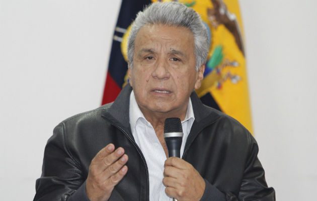 Lenín Moreno expresó su solidaridad con las familias de los fallecidos. Foto: Archivo/Ilustrativa.