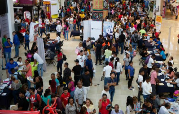 La tasa de desempleo en Panamá se ubica en 7.1 por ciento hasta agosto de 2019.