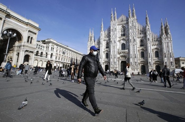 Italia contabiliza más de 4.000 muertos y 47.000 contagiados por el coronavirus. Foto AP