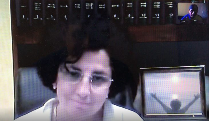 La doctora Carmen Alegría, que dio positivo para coronavirus, conversó vía Skype con Panamá América.