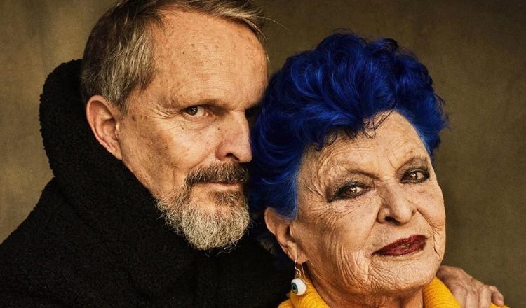 Miguel Bosé y su mamá, Lucía. Instagram