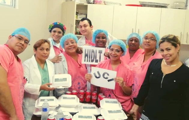 Equipo de UCI del hospital Irma Lourdes de Tzanetato de la Caja de Seguro Social (CSS). Foto Cortesía