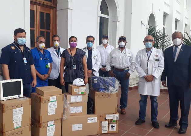 La donación "es la primera de dos entregas de equipos" a esta instalación médica. Foto: Cortesía.,