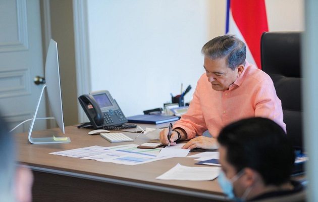 Donald Trump y Laurentino Cortizo en contacto en medio de la pandemia del COVID-19.