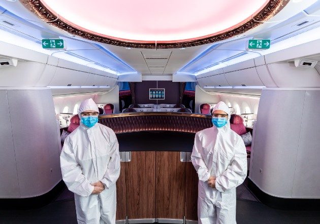 Qatar Airways anunció que introduciría medidas de seguridad adicionales para pasajeros y tripulación. Foto / Qatar Airways.