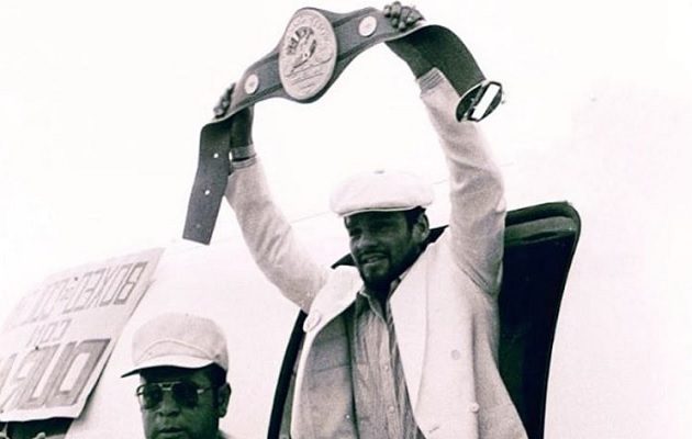 Roberto "Mano de Piedra" Durán a su llegada a Panamá en 1980.