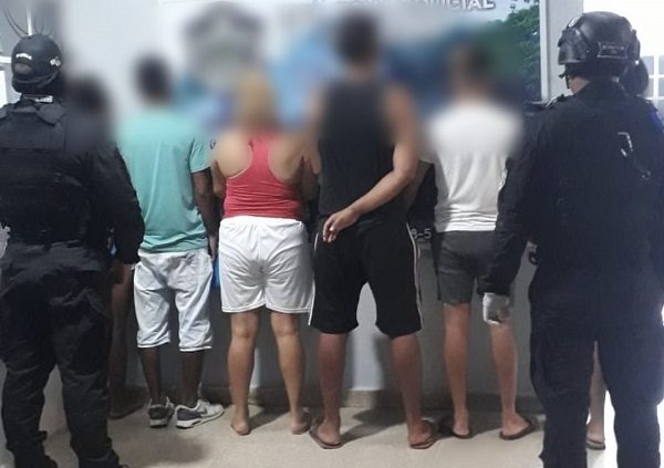 La mayoría de los retenidos fueron hombres.