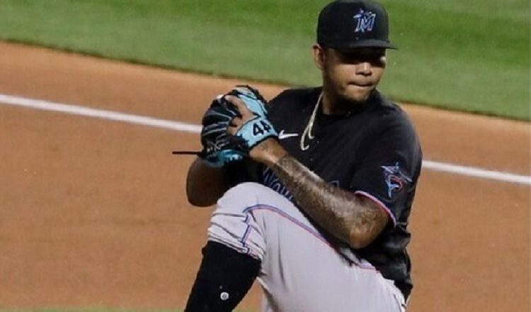 Humberto Mejía ponchó a seis adversarios en su debut en Grandes Ligas. Cortesía