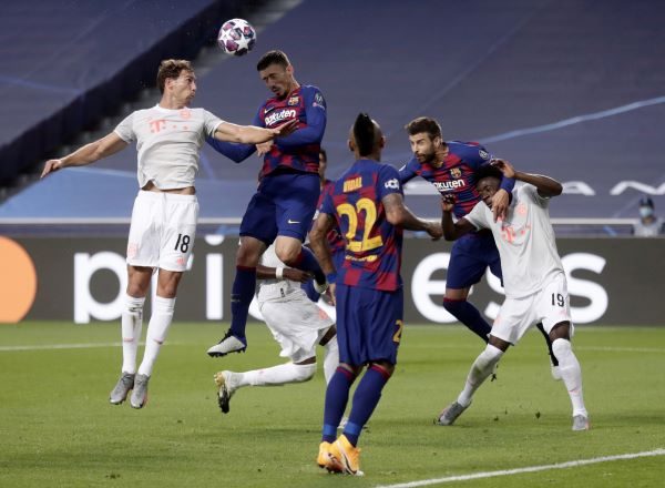 Bayern fue muy superior al Barcelona. Foto:EFE