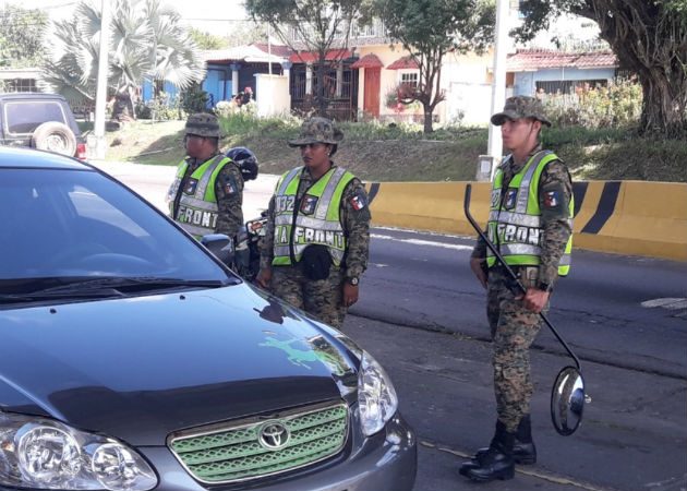 Los operativos de seguridad se mantienen en toda esta región chiricana. Foto: Mayra Madrid.