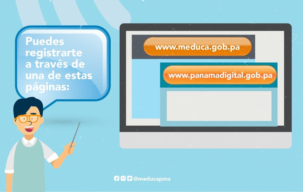 El beneficio del "Plan Educativo Solidario" debe tramitarse a través de las páginas www.meduca.gob.pa y www.panamadigital.gob.pa.  