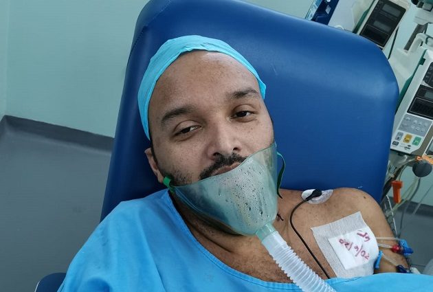 Abdiel Amor aún presenta secuelas por la enfermedad. 