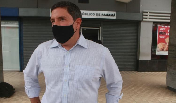 Carlos Duboy, exgerente de Tocumen S.A., ayer durante su comparecencia al Ministerio Público. Víctor Arosemena