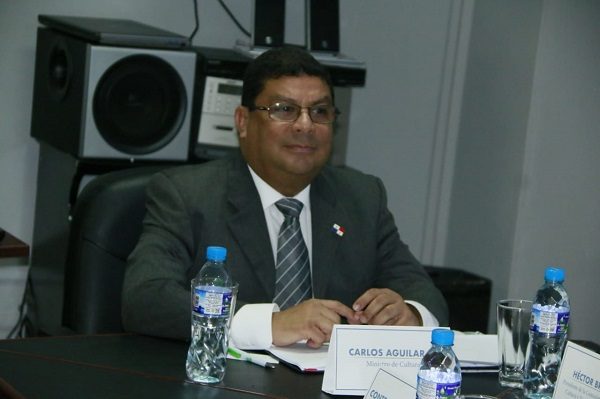 Ministro de Cultura, Carlos Aguilar.