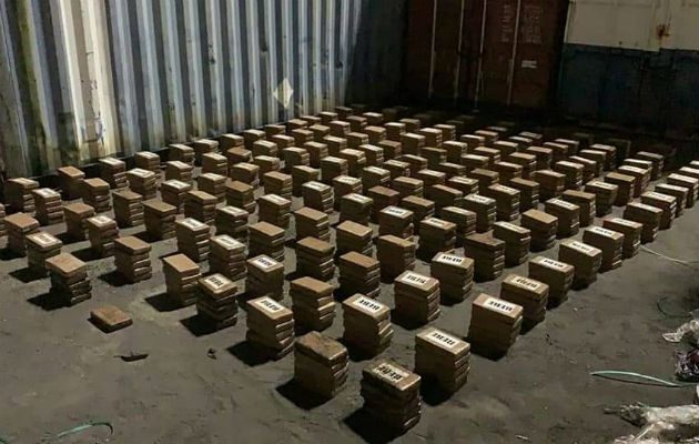 En total se contabilizaron 776 paquetes de cocaína. Foto: Diómedes Sánchez S.