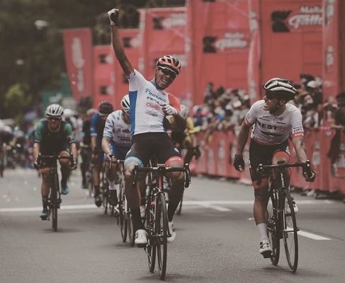 Christopher Jurado se llevó la última etapa de la Vuelta de Guatemala.