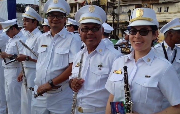 Banda Republicana de Panamá conmemoró sus 153 años de fundación. Foto: Cortesía