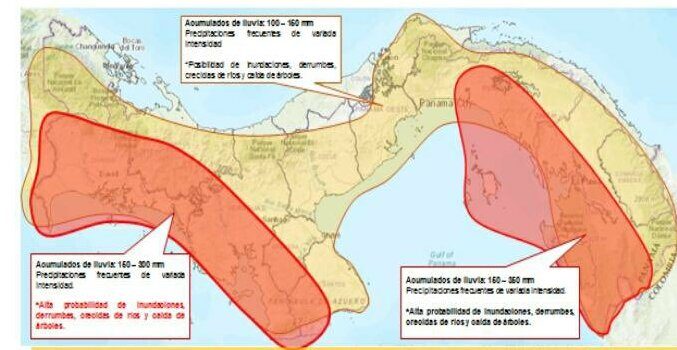 Se prevé acumulados significativos de lluvias hasta el martes 17 de noviembre.