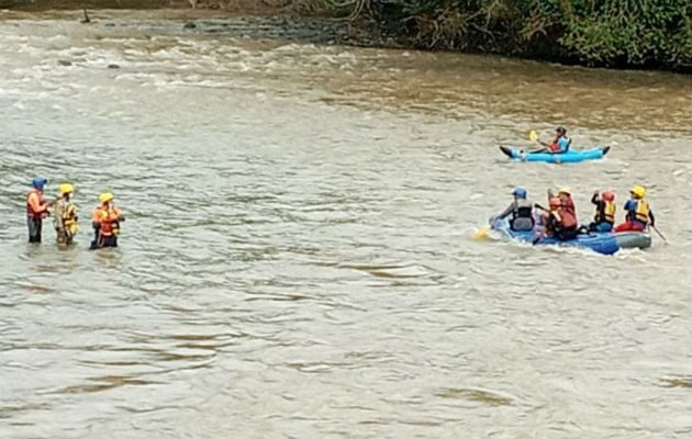 Por más de cuatro días se efectuaron las tareas de búsqueda. Foto: Mayra Madrid.