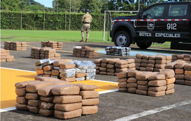 El Senan ha logrado este año el decomiso total de 42,406 paquetes de sustancias ilícitas. Foto: Cortesía.