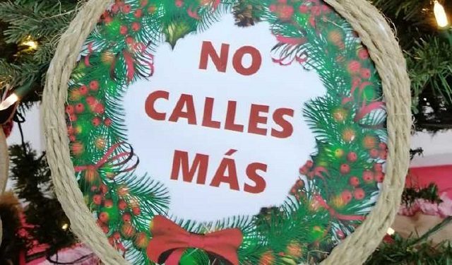 "No calles más". Foto: Cortesía