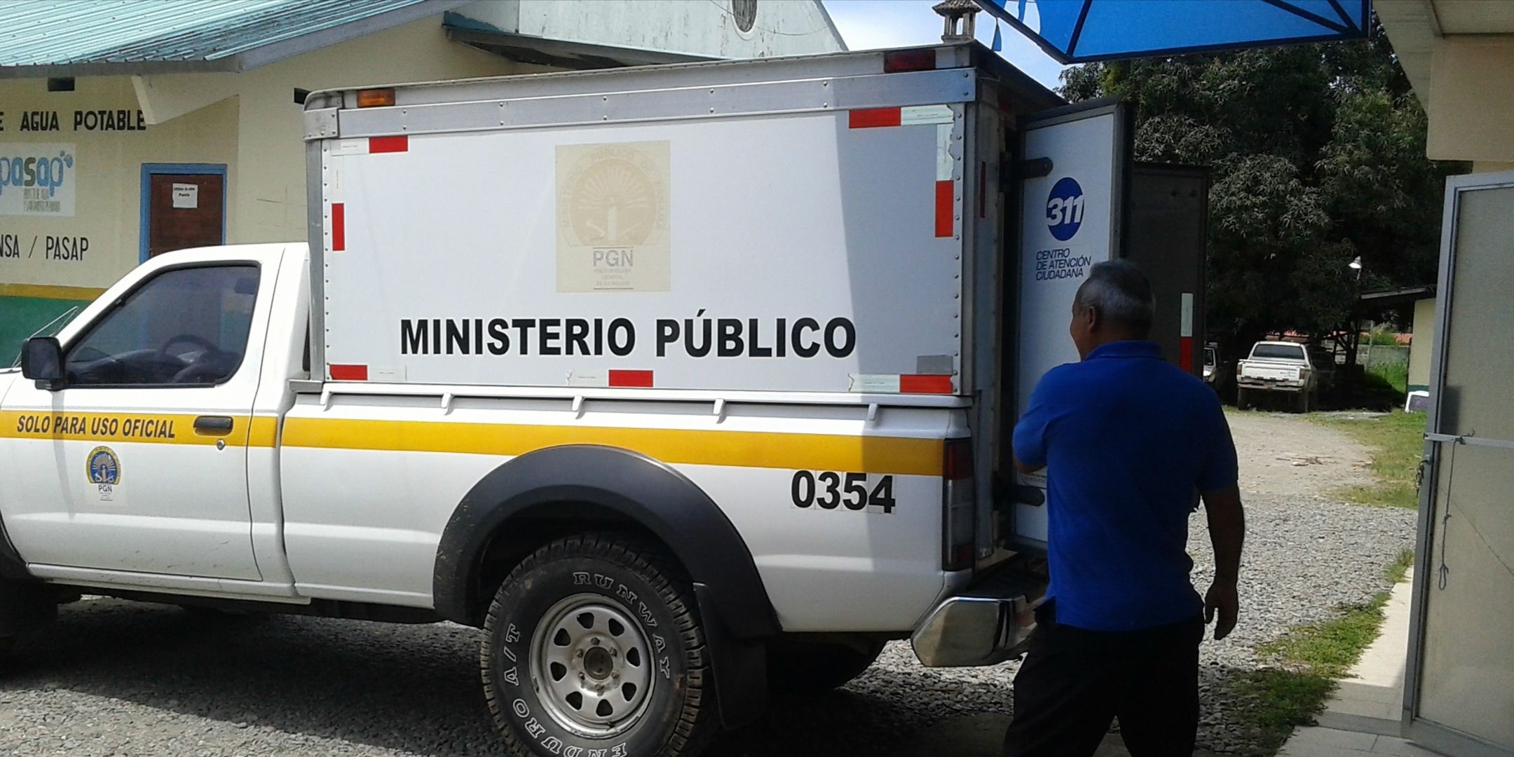 El cuerpo del ciudadano fue encontrado colgado cerca a la vivienda donde residía. Foto: Mayra Madrid