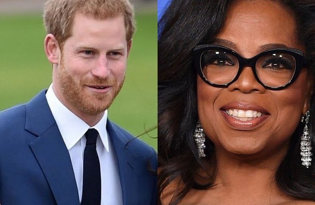 Príncipe Harry y Oprah Winfrey. Foto: Archivo