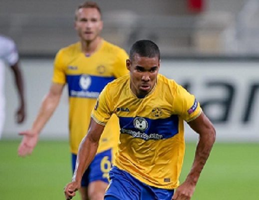 Eduardo Guerrero, delantero panameño del Maccabi Tel Aviv de Israel. Foto: Twitter