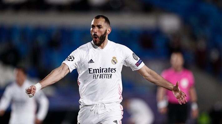Karim Benzema anotó el primero para "los blancos". Foto: Twitter