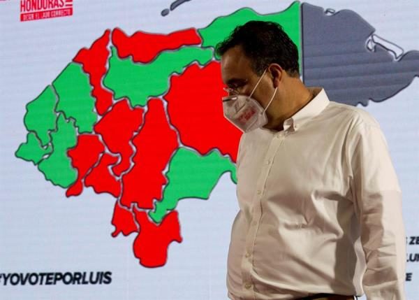 El aspirante a la presidencia de Honduras por el Partido Liberal, Luis Zelaya, en Tegucigalpa (Honduras).
