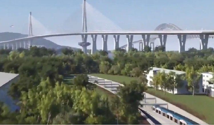 Perspectiva de uno de los accesos al túnel, en paralelo al cuarto puente, del cual todavía se desconoce cuándo iniciará su construcción. Foto: Internet