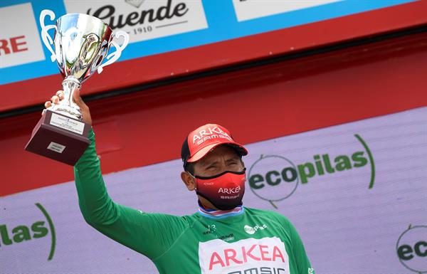 El ciclista colombiano del equipo Arkea, Nairo Quintana.