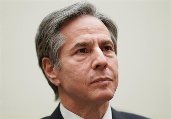 En la imagen, Antony Blinken, el secretario de Estado estadounidense.