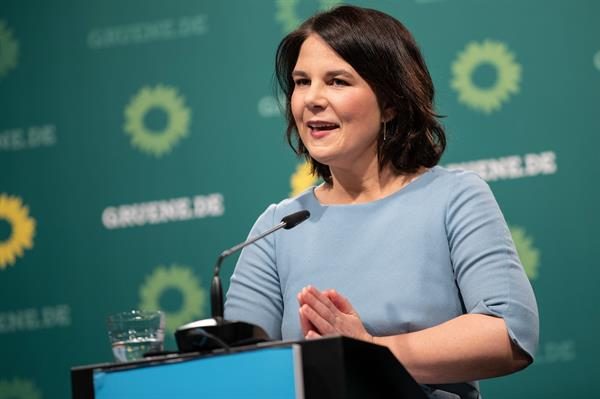 La candidata de los Verdes a la Cancillería alemana, Annalena Baerbock.