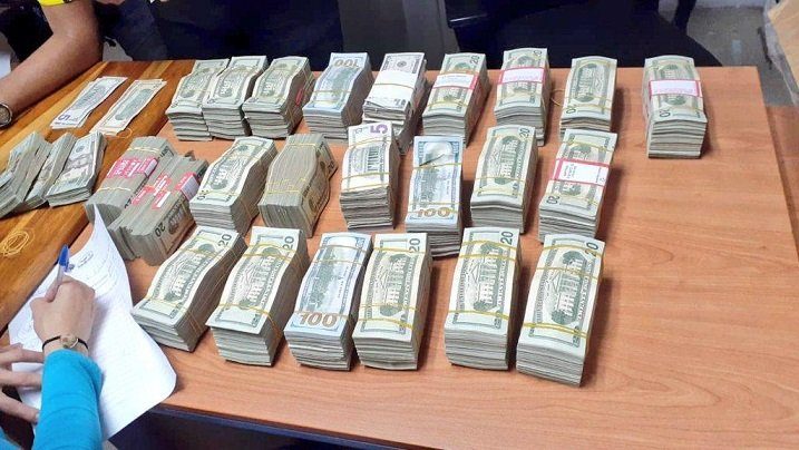 Más de seis millones de dólares han sido incautados por las autoridades. Foto: Cortesía Minseg.