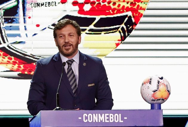 La Conmebol, que dirige Alejandro Domínguez, indicó en su cuenta de Twitter que las "fechas e inicio del torneo están confirmadas". Foto: EFE