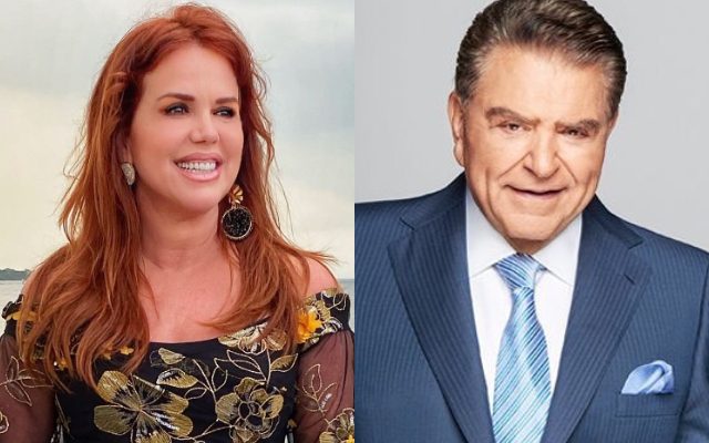 María Celeste Arrarás y Don Francisco. Fotos: Instagram