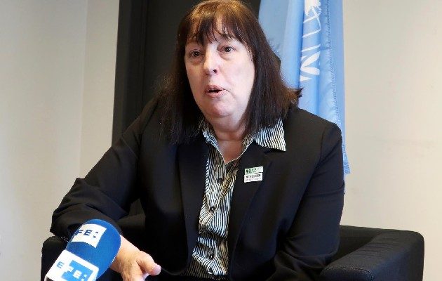 Representante especial de las Naciones Unidas para la Infancia y los Conflictos Armados, la argentina Virginia Gamba. Foto: EFE